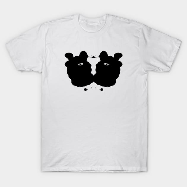 Rorschach - Inkblot test #14 T-Shirt by monkeysoup